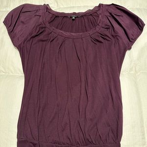 Express Maroon Top X-Small